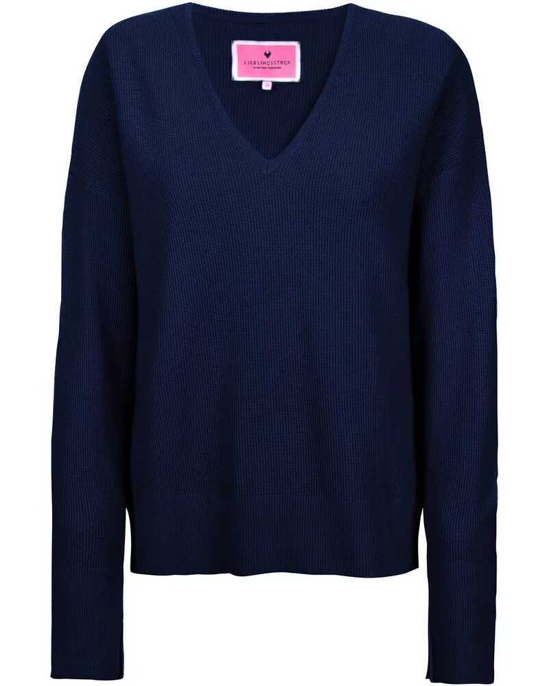 Lieblingsstück V-Pullover SukiEP Navy