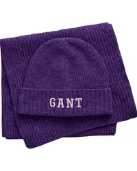 Gant Set Beanie+Schal Lila