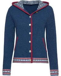 Reitmayer Jacquard-Cardigan mit Kapuze Blau