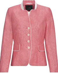 Reitmayer Leinen-Stehkragenjacke Rosa