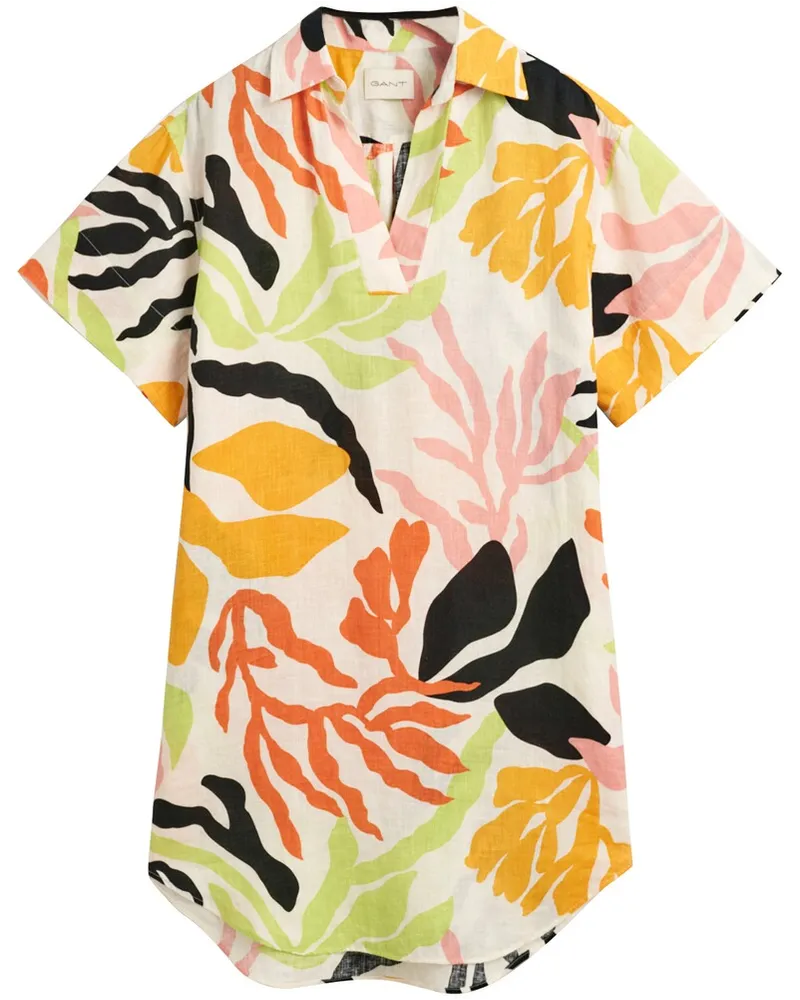 Gant Bluse mit Palmenprint Bunt