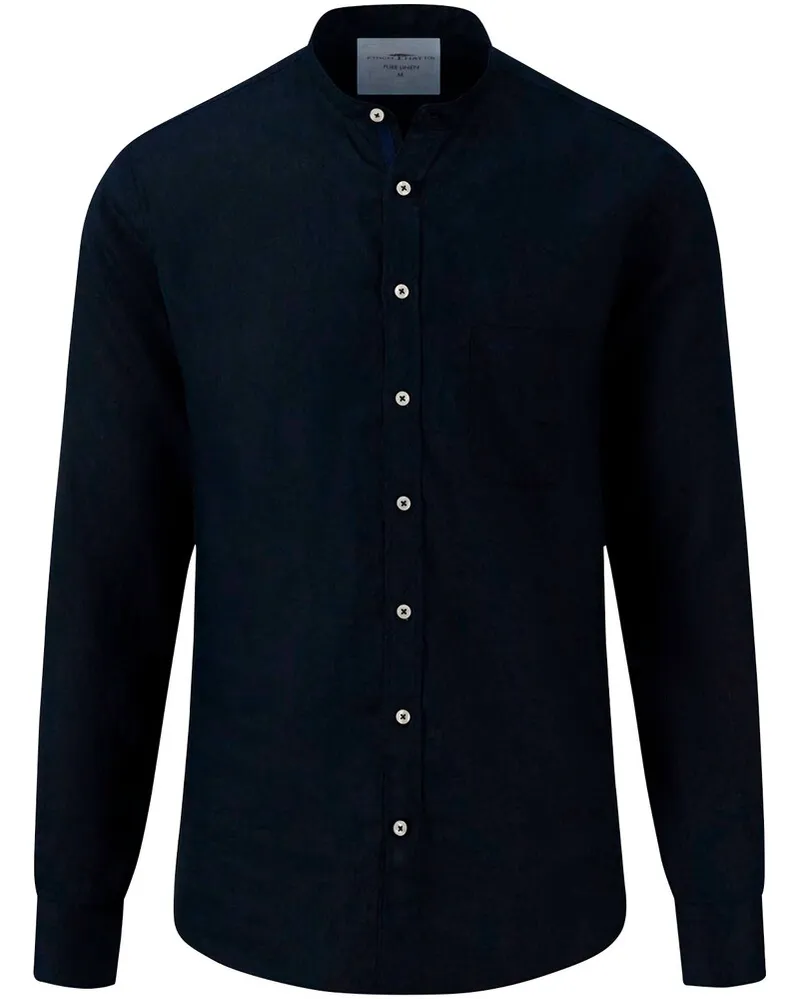 Fynch-Hatton Leinenhemd Navy