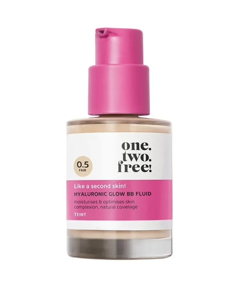 one.two.free! Step 3: Pflege Hyaluronic Glow BB Fluid BB- & CC-Cream 30 ml 01 LIGHT Nude