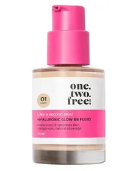 one.two.free! Step 3: Pflege Hyaluronic Glow BB Fluid BB- & CC-Cream 30 ml 01 LIGHT Nude