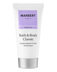 Marbert Bath & Body Classic Antiperspirant Cream Deodorants 50 ml 