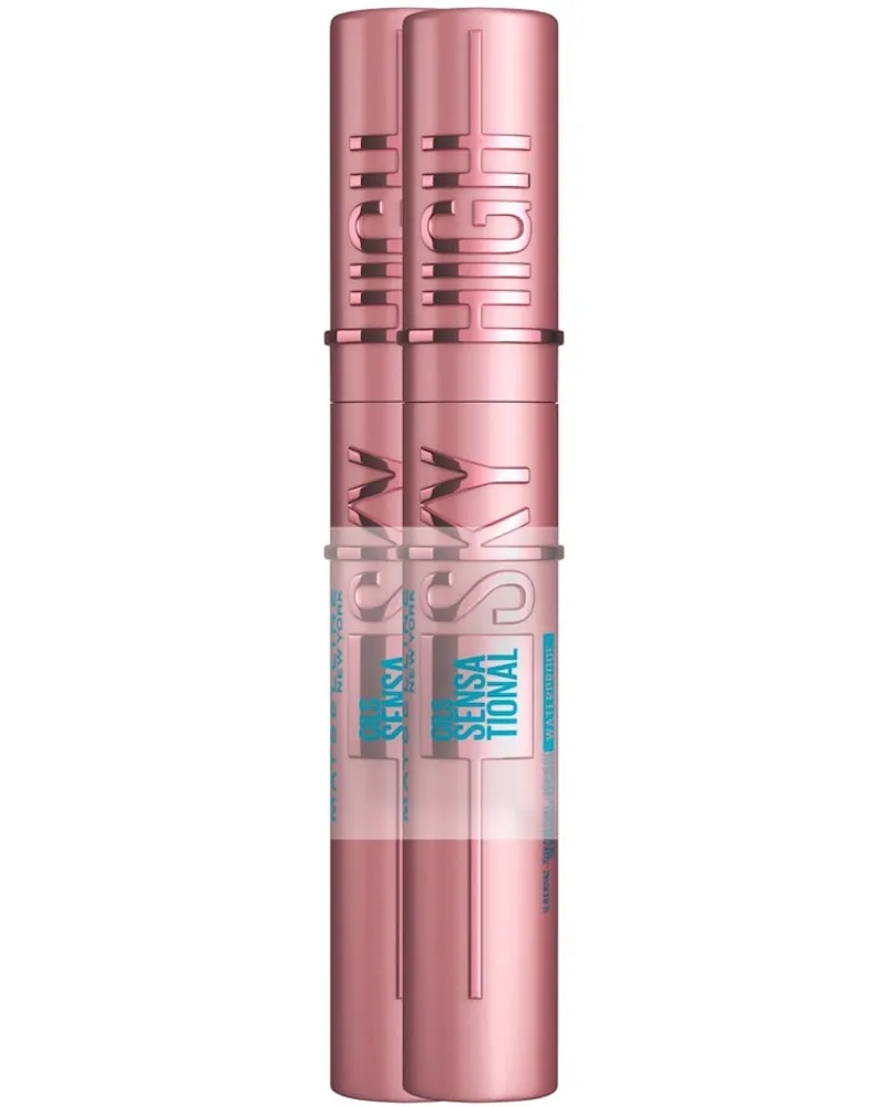 Maybelline Lash Sensational Sky High Waterproof Doppelpack Mascara Black 