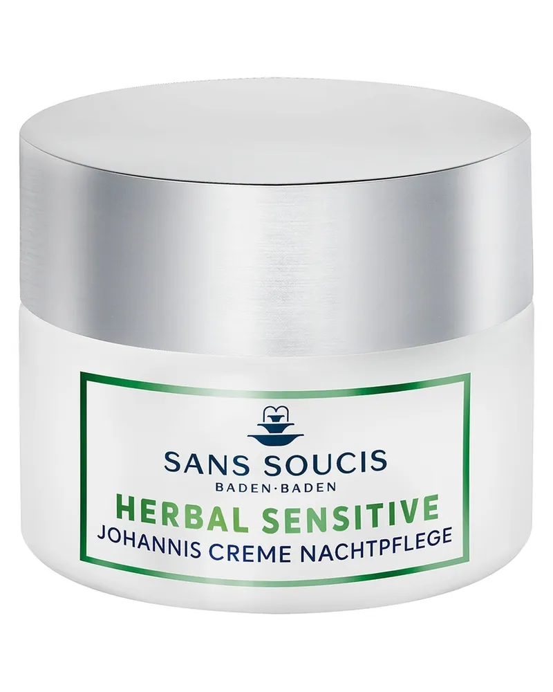 Sans Soucis Herbal Sensitive Johannis Creme Nachtpflege Gesichtscreme 50 ml 