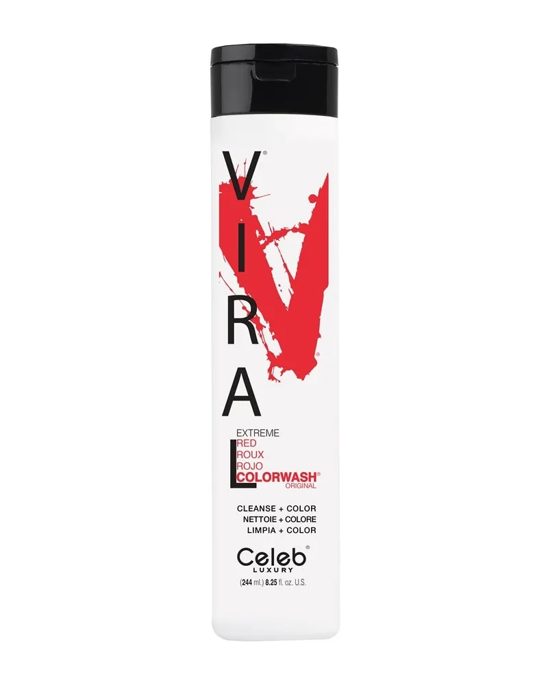 CELEB LUXURY Extreme Red Colorwash Shampoo 244 ml 