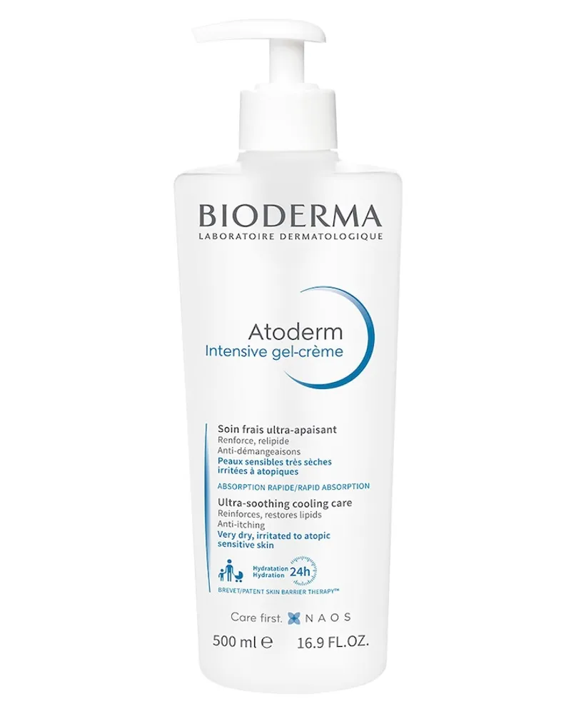 BIODERMA Atoderm Intensive Gel Crème Nährendes und kühlendes Anti-Juckreiz-Körperpflegegel Gesichtscreme 0.5 l 