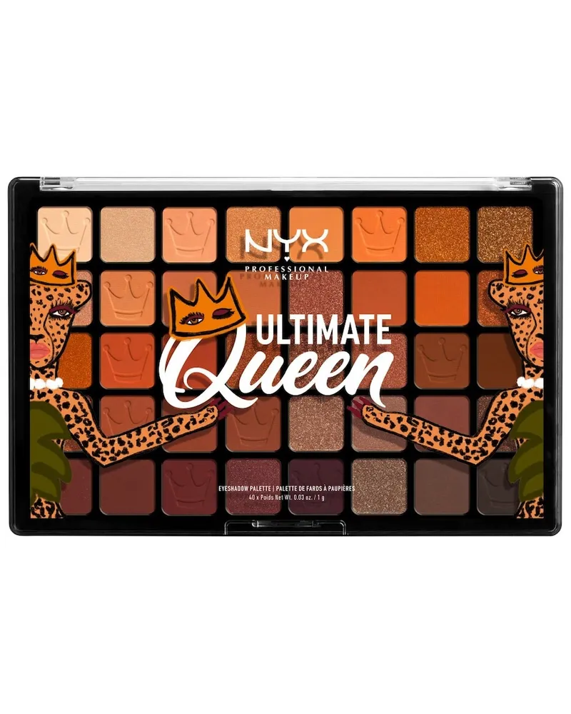 NYX Cosmetics Ultimate Queen Shadow Palette 40 Pan Lidschatten 3 N/A Braun