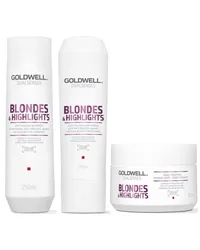 Goldwell Dualsenses Blondes & Highlights Bundle Kur* Haarpflegesets 0.65 l 