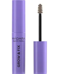 MÁDARA GROW & FIX Tinted Brow Gel, #3 FROSTY TAUPE Augenbrauengel 4.25 ml #2 Light Brown Hellbraun