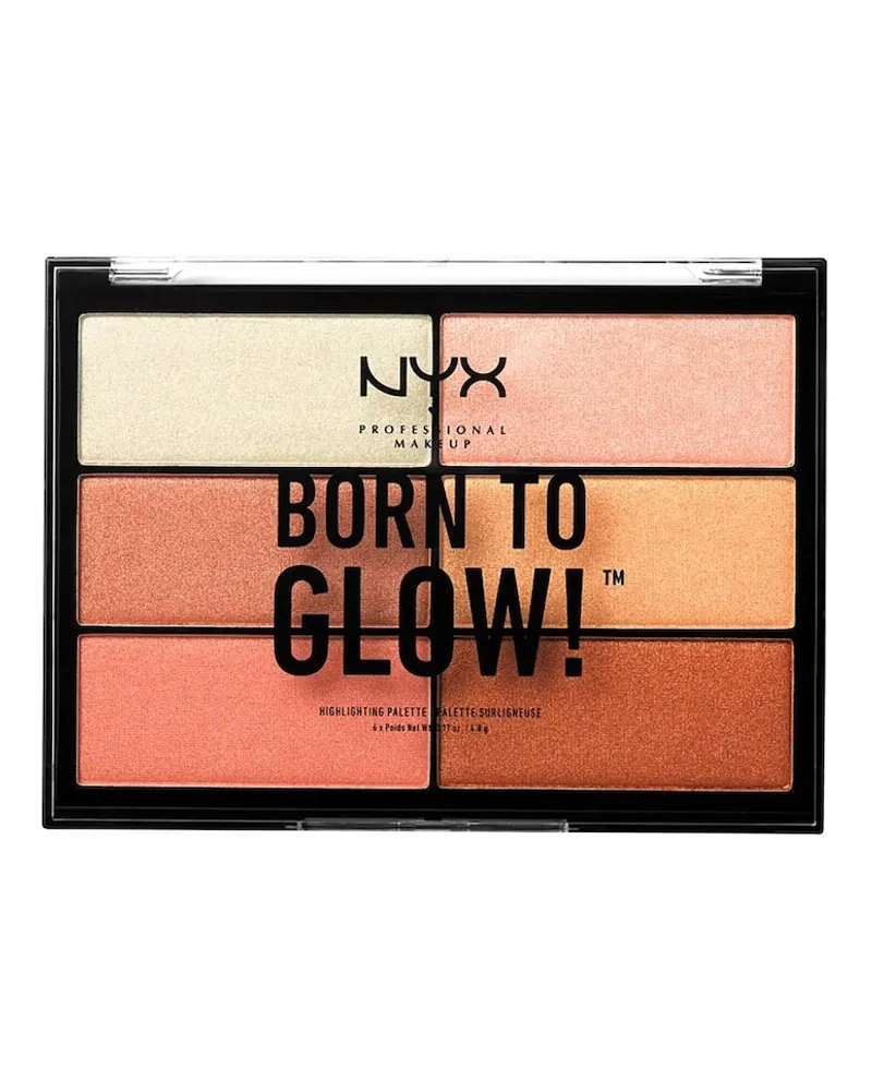 NYX Cosmetics Wedding Born to Glow Palette Highlighter 145.8 g Nude