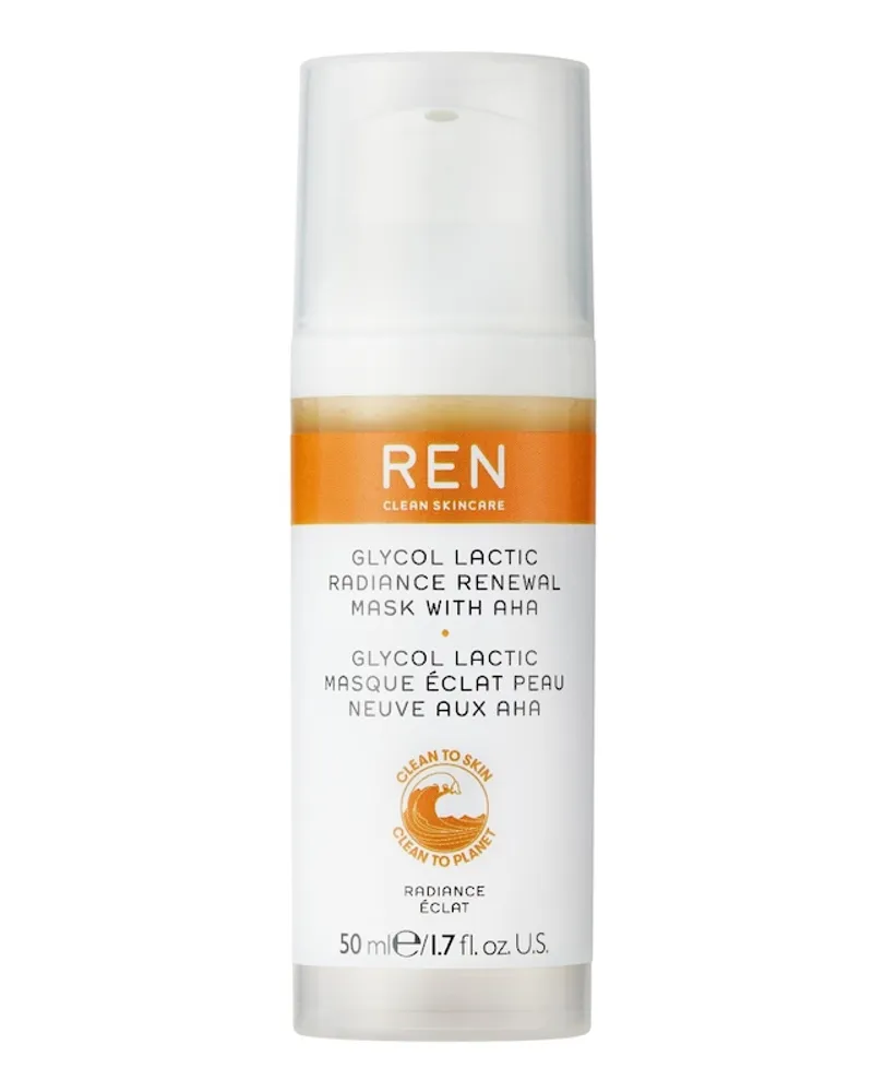 REN Glycol Lactic Radiance Renewal Mask Reinigungsmasken 50 ml 