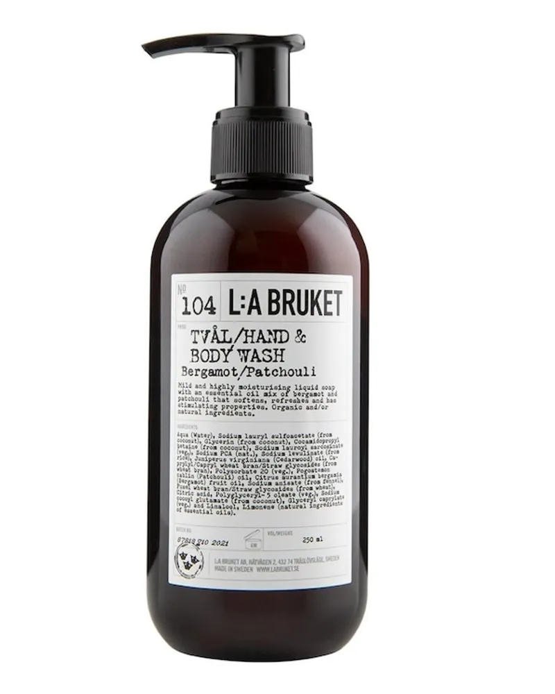 L:A Bruket No.104 Bergamot/Patchouli Seife 450 ml 