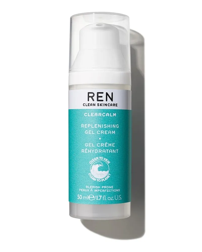 REN Clearcalm Replenishing Gel Cream Gesichtscreme 50 ml 