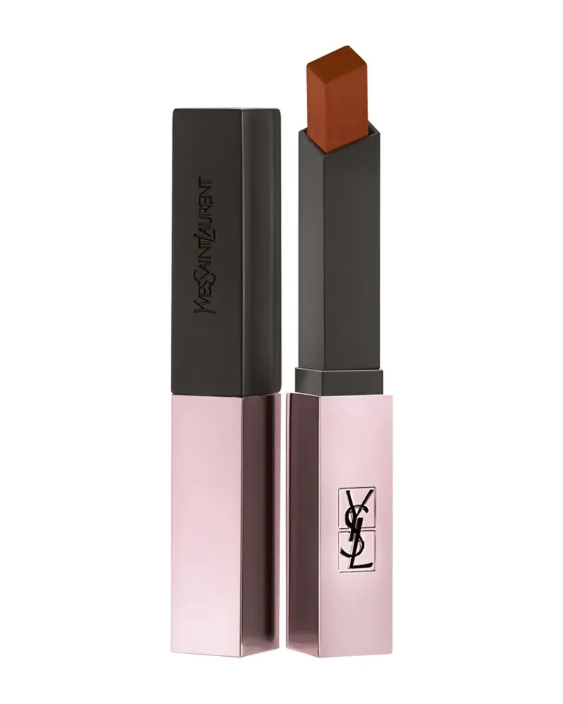 Yves Saint Laurent Rouge Pur Couture The Slim Glow Matte Lippenstifte 3 g Nr. 205 Secret Rosewood Braun