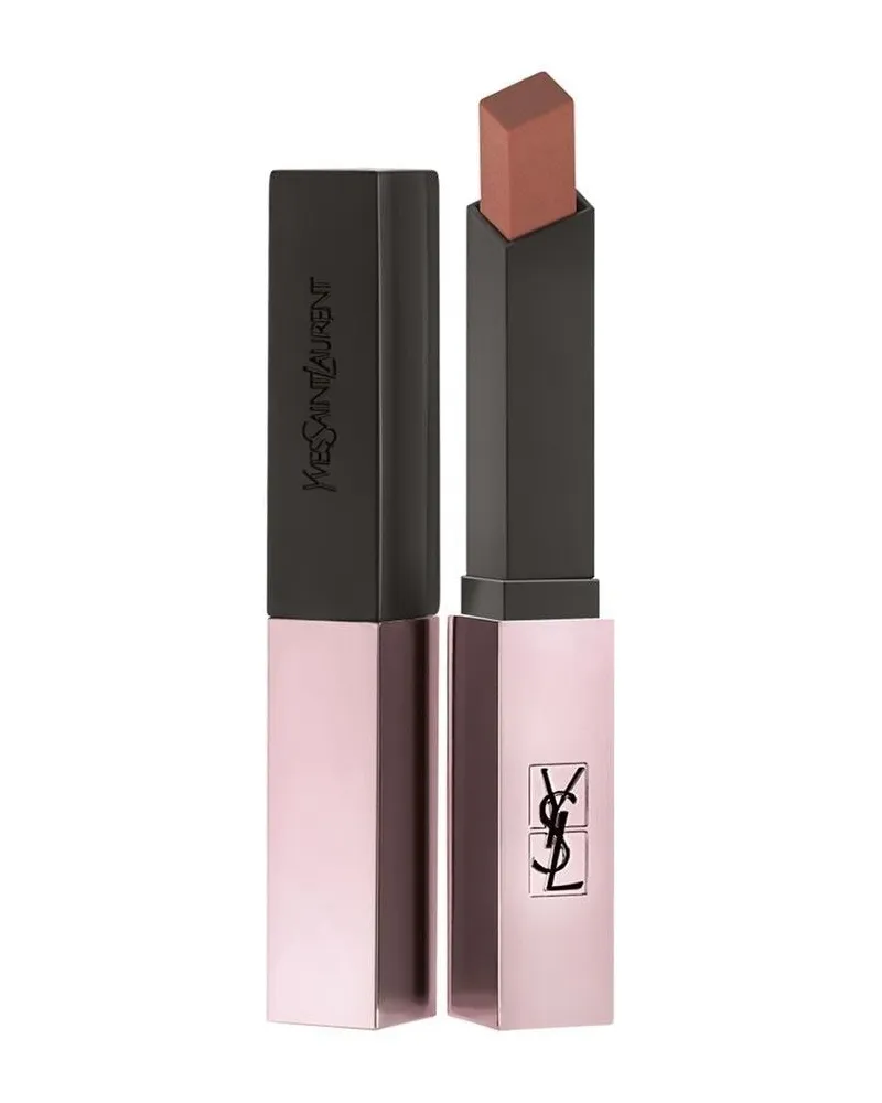 Yves Saint Laurent Rouge Pur Couture The Slim Glow Matte Lippenstifte 3 G 214 No Taboo Orange Braun