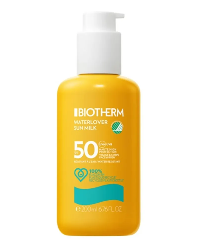 Biotherm Water Lover Sun Milk SPF 50 Sonnenschutz 200 ml 