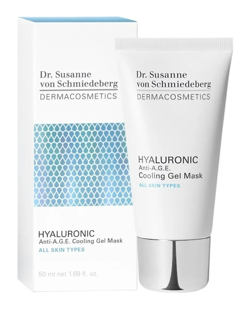 Dr. Susanne von Schmiedeberg Hyaluronic Anti-A.G.E. Cooling Gel Mask Feuchtigkeitsmasken 50 ml 