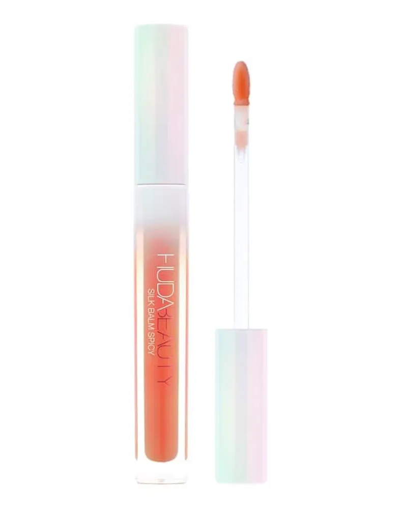 HUDA BEAUTY Silk Balm Spicy Thermo-Plumping Lipgloss 3 ml Coral