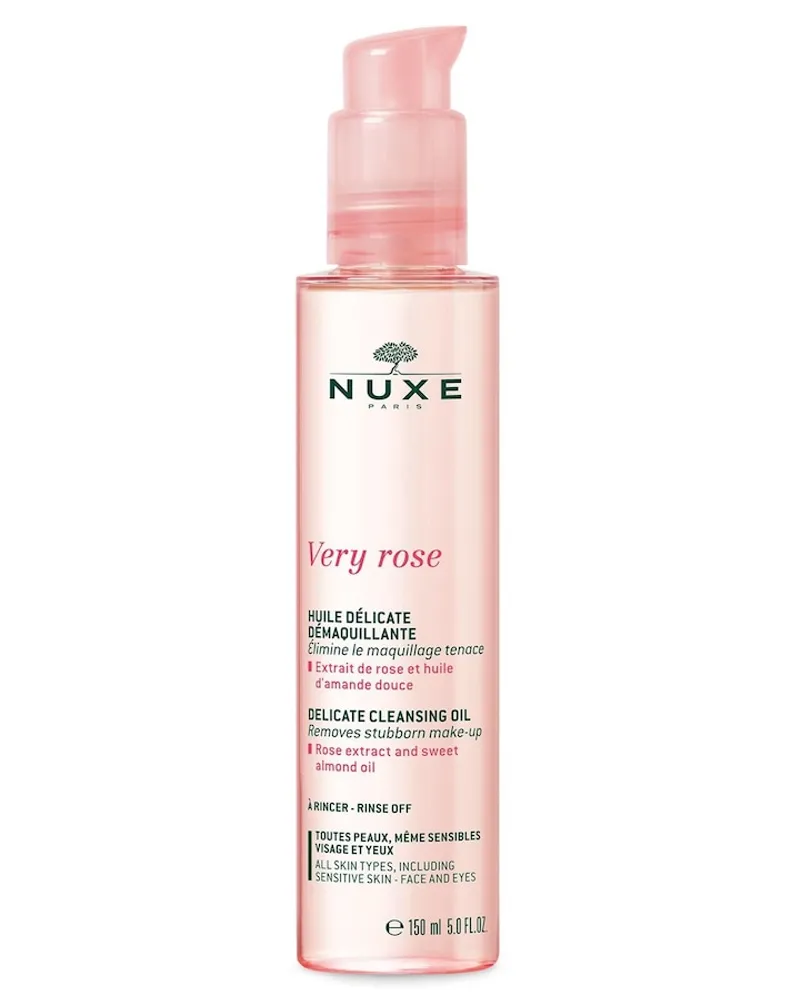 Nuxe Very Rose Huile délicate démaquillante (Zartes Reinigungsöl) 150 ml 