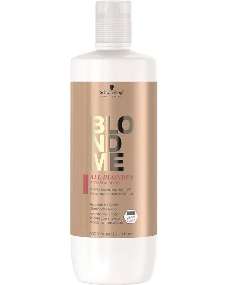 Schwarzkopf Blondme All Blondes Rich Shampoo 1000 ml 