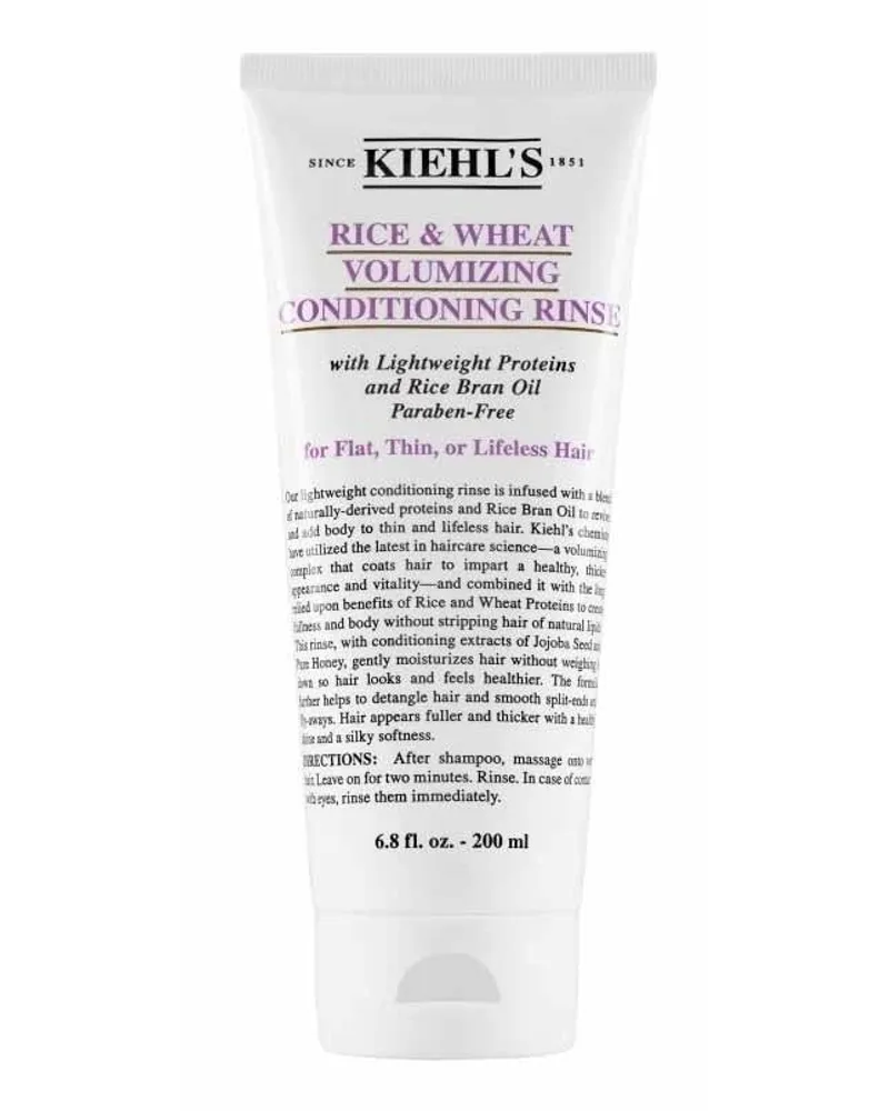 Kiehl's Rice & Wheat Volumizing Conditioning Rinse Conditioner 200 ml 