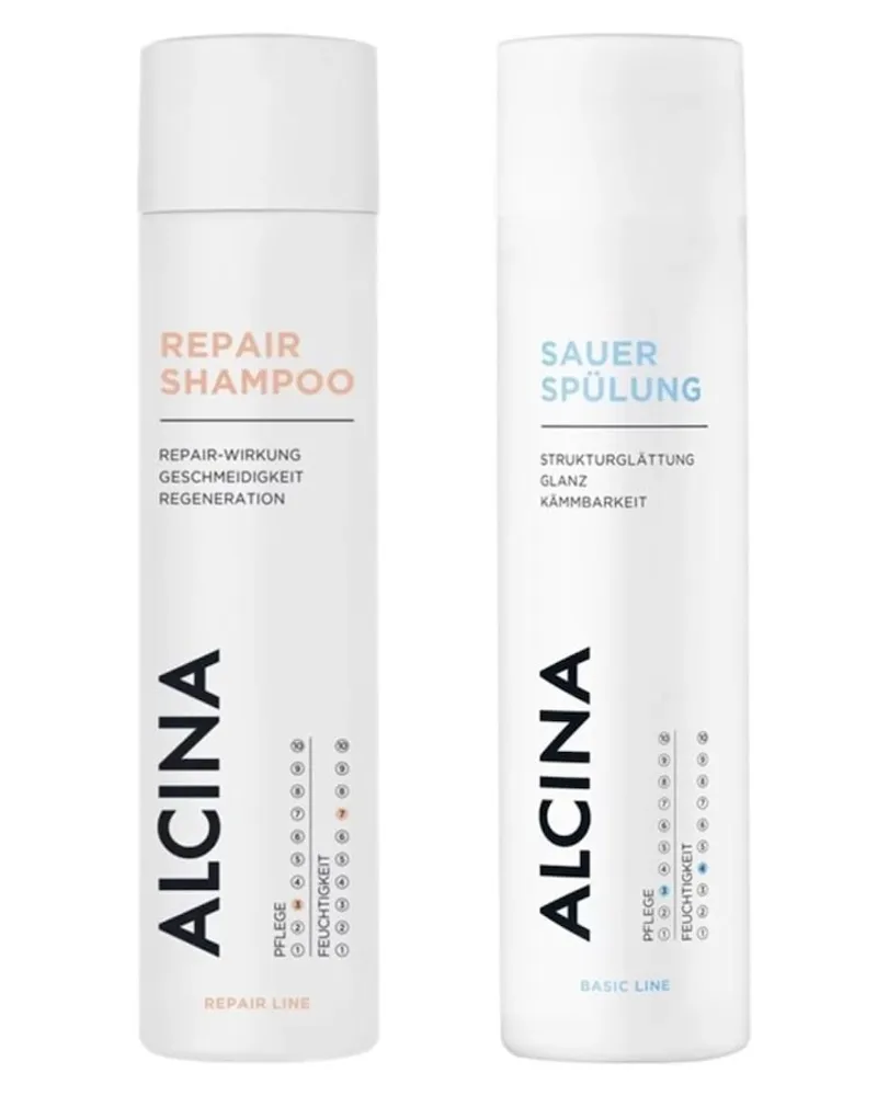 ALCINA Repair-Shampoo + Sauer-Spülung Bundle* Haarpflegesets 0.5 l 