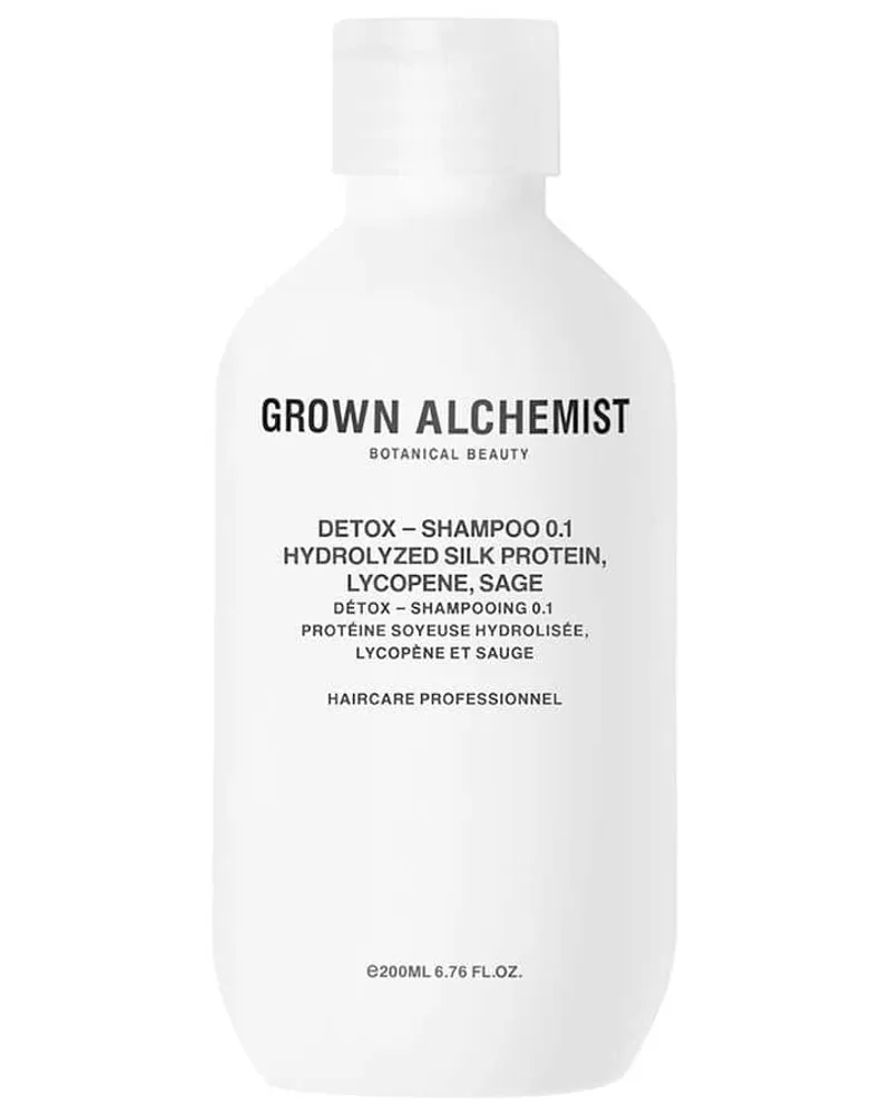 Grown Alchemist Detox 0.1 Hydrolyzed Silk Protein, Lycopene, Sage Shampoo 200 ml 