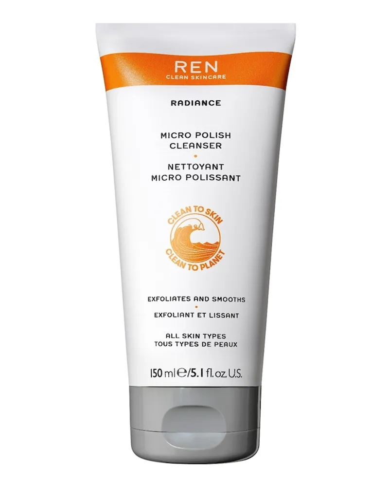 REN Micro Polish Cleanser Gesichtspeeling 150 ml 