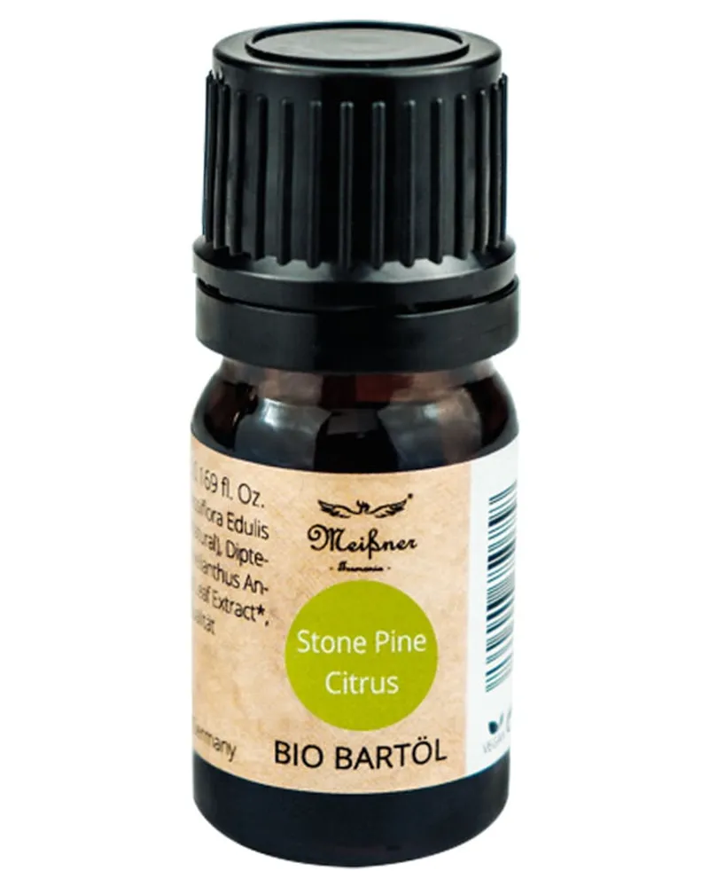 Meißner Tremonia Bio Bartöl Stone Pine Citrus Bartpflege 50 ml 