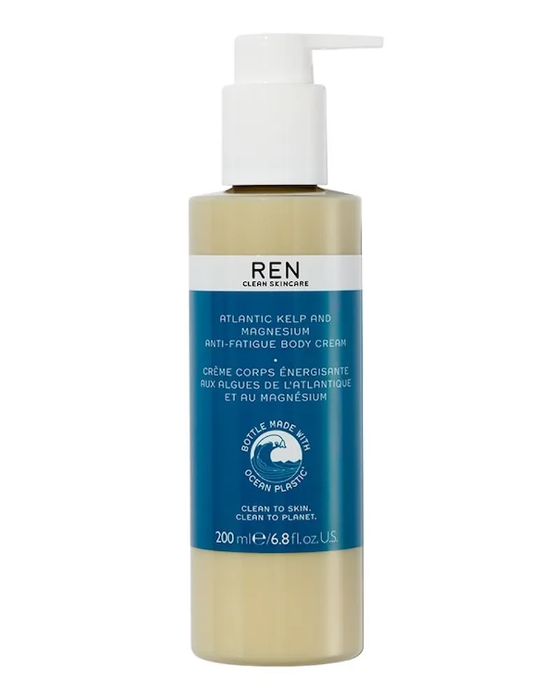 REN Atlantic Kelp And Magnesium Anti-fatigue Body Cream Bodylotion 200 ml 