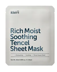 Dear, Klairs Rich Moist Soothing Tencel Sheet Mask Tuchmasken 