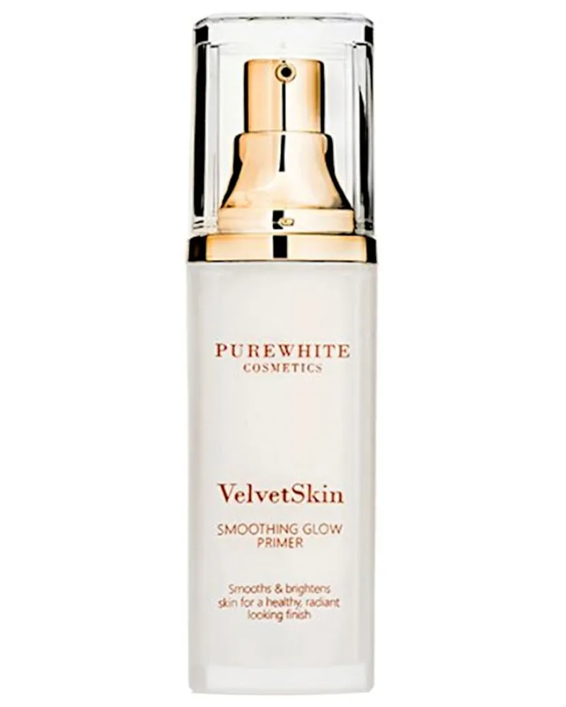 Pure White Cosmetics VelvetSkin Smoothing Glow Primer 30 g Silber