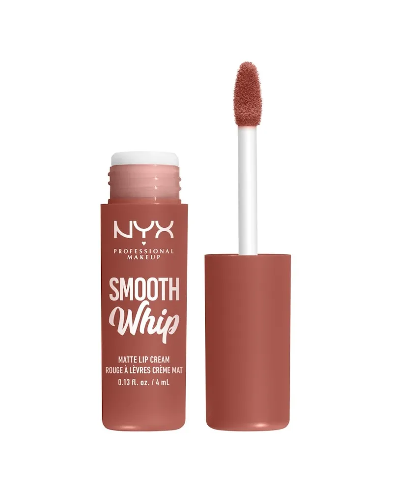 NYX Cosmetics Smooth Whip Matte Lip Cream Lipgloss 4 ml Teddy Fluff Braun