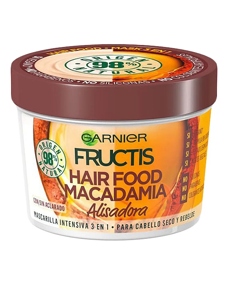 Garnier Fructis Hair Food Macadamia-glättungsmaske Haarkur & -maske 390 ml 