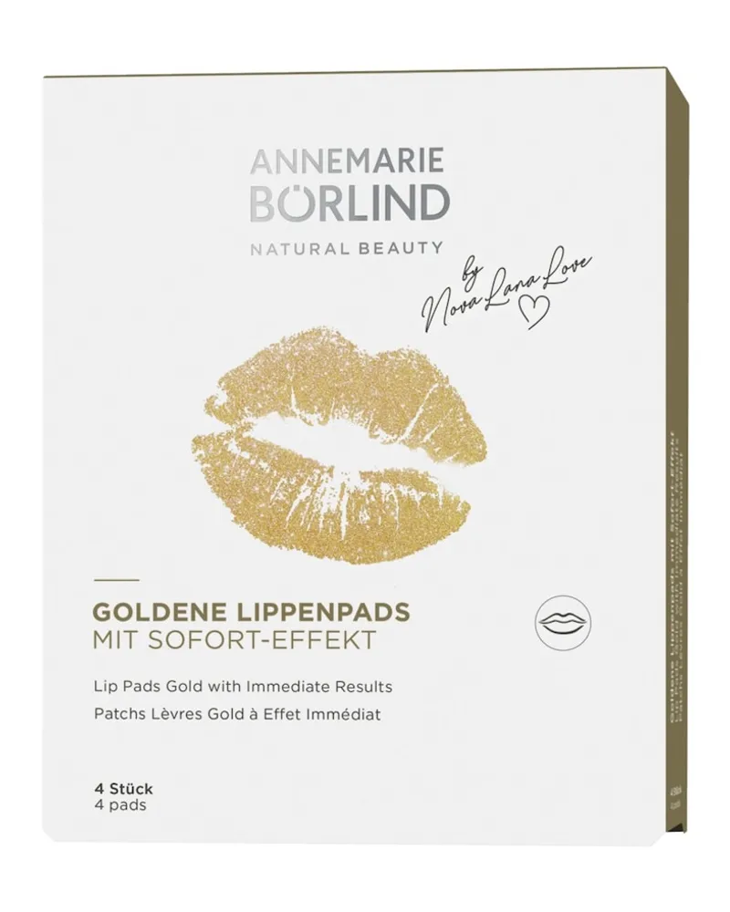 Annemarie Börlind GOLDENE LIPPENPADS mit Sofort-Effekt Augen- & Lippenmasken 