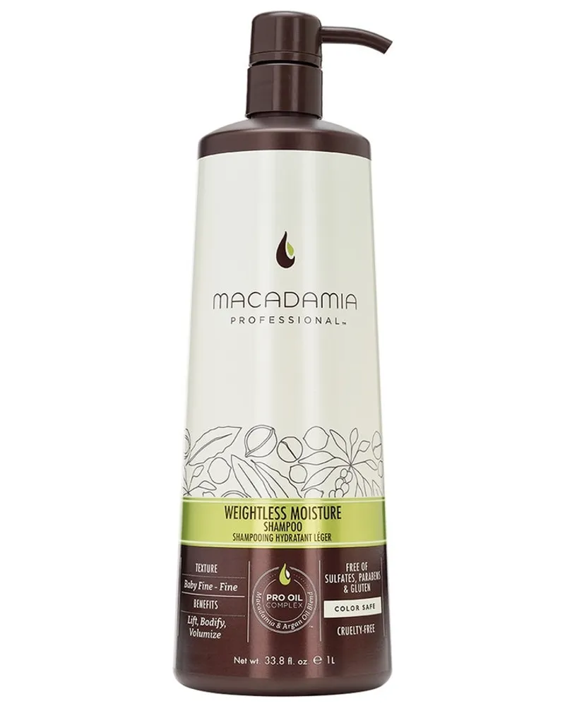 Macadamia Professional Weightless Moisture Shampoo 1000 ml 