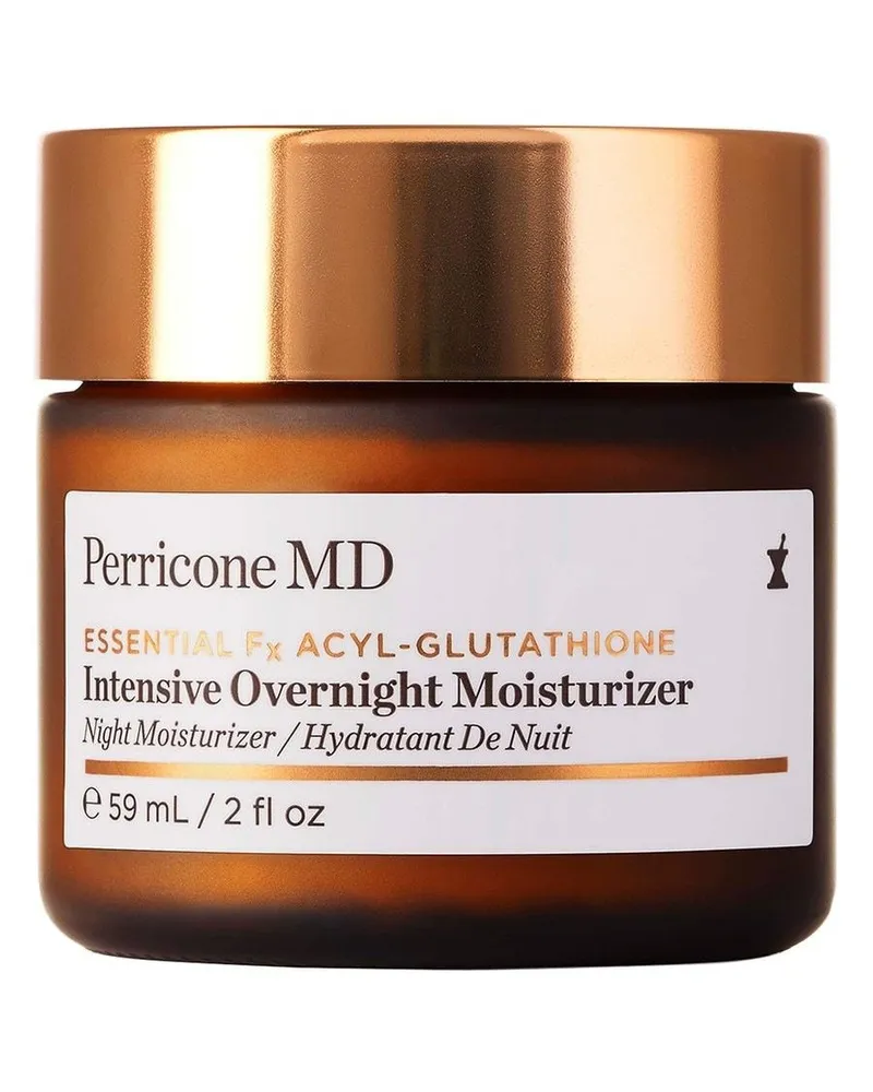 Perricone MD Essential FX Acyl-Glutathione Intensive Overnight Moisturiser Anti-Aging-Gesichtspflege 59 ml Silber Silber