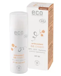 ECO Cosmetics OPC. Q10 & Hyaluron LSF50 CC Creme dunkel 50ml BB- CC-Cream 