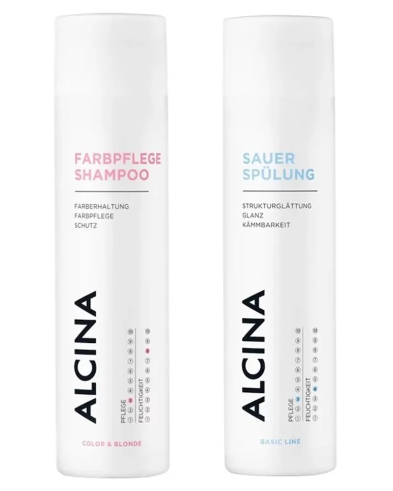 ALCINA Farbpflege-Shampoo + Sauer-Spülung Bundle* Haarpflegesets 0.5 l 