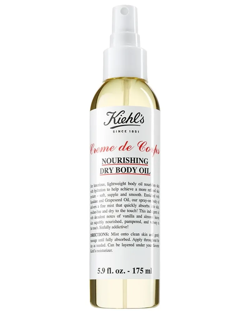 Kiehl's Creme de Corps Nourishing Body Oil Körperöl 175 ml 