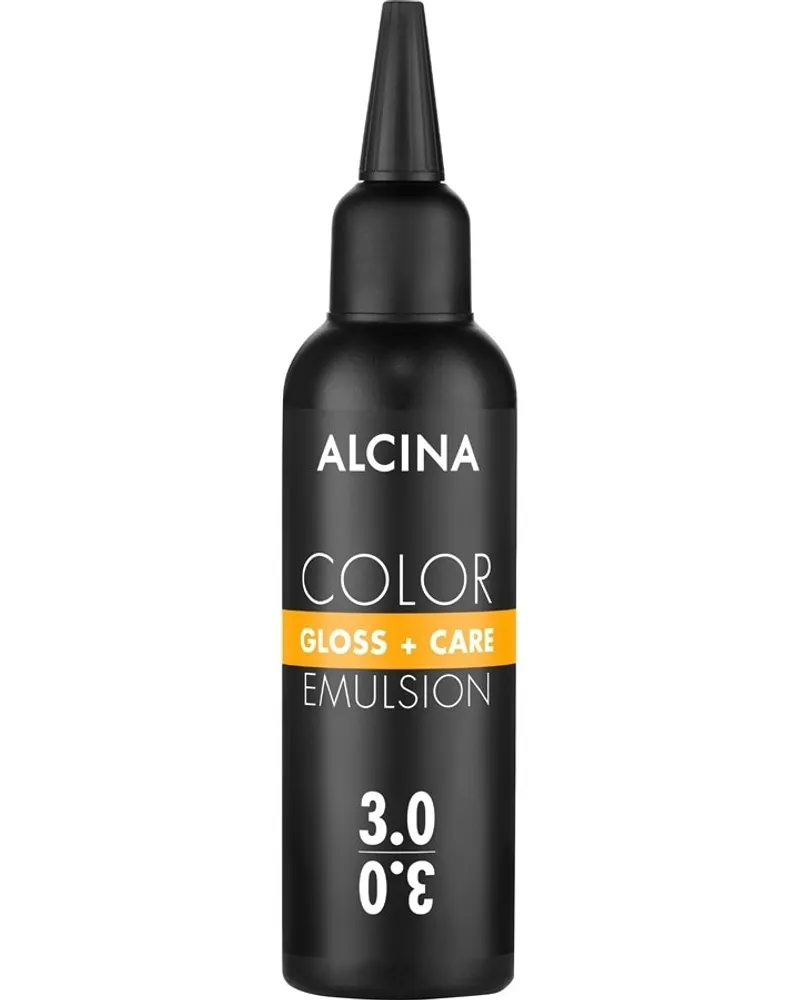 ALCINA Gloss + Care Color Emulsion Haartönung 100 ml Schwarz Schwarz