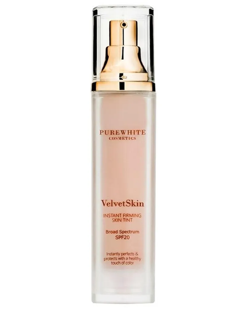 Pure White Cosmetics VelvetSkin Instant Firming Skin Tint SPF20 Foundation 50 ml Tan Hellbraun