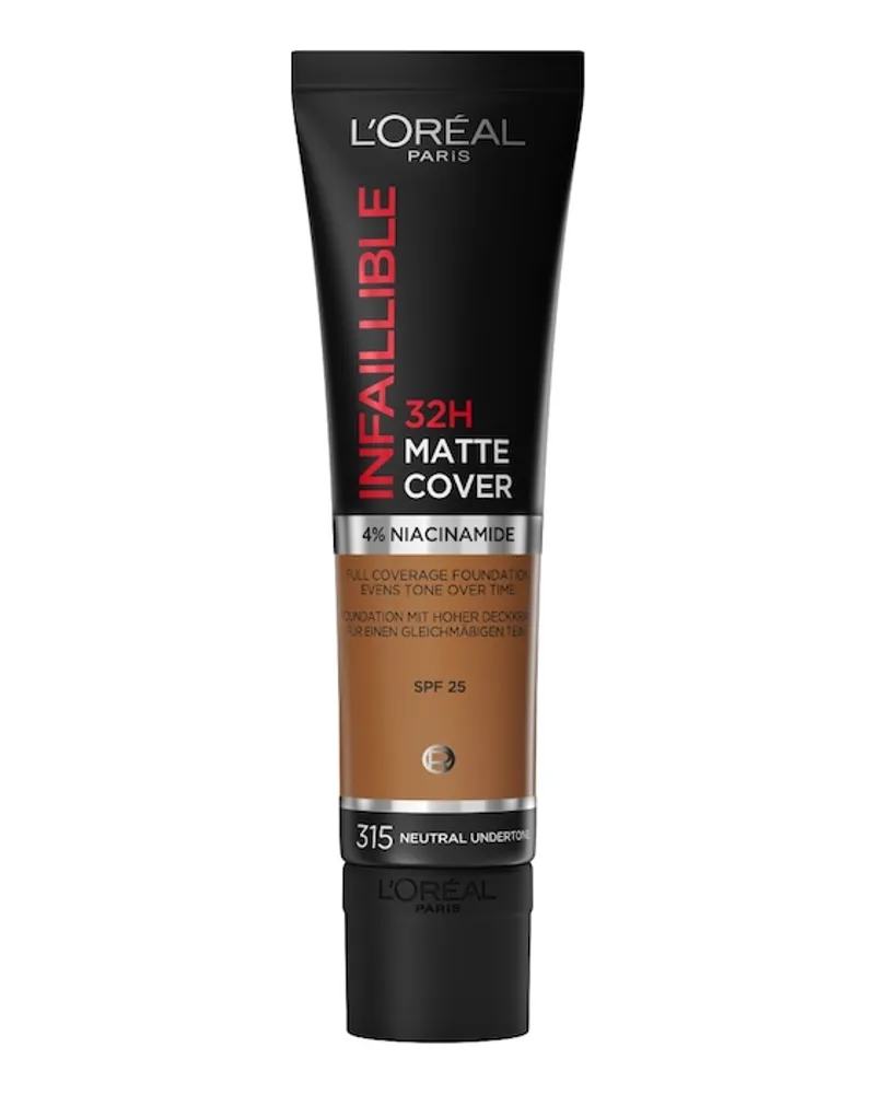 L'Oréal Infaillible 32H Matte Cover Foundation 30 ml Braun