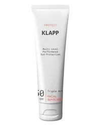 KLAPP Multi Level Performance Sun Protection Triple Action Facial Sunscreen 50 SPF Sonnenschutz ml 