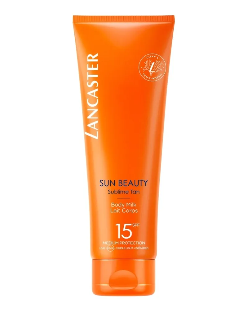 Lancaster Sun Care Beauty Sublime Tan Body Milk SPF 15 Sonnenschutz 250 ml 