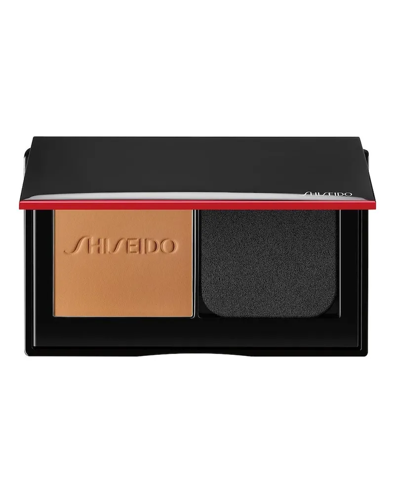 Shiseido SYNCHRO SKIN Self-Refreshing Custom Finish Powder Foundation 10 g 410 SUNSTONE Hellbraun