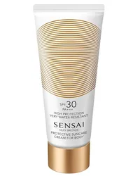 Sensai Silky Bronze Protective Suncare Cream for Body 30 Sonnenschutz 150 ml 